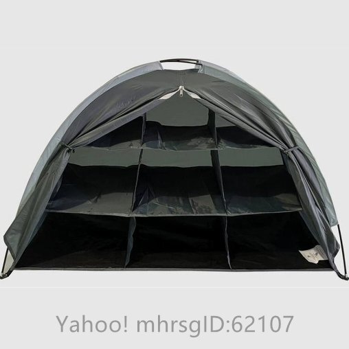 屋外会食収納キャビネットキャンプ下駄箱靴棚テント9段収納可能拍卖