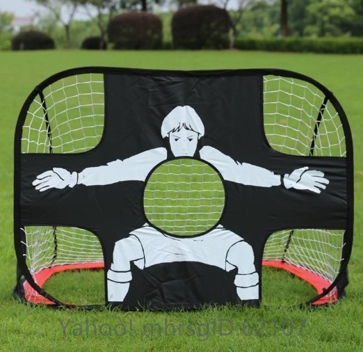 二合一携帯折り畳み式移動子供サッカードアサッカーテニスラック多機能トレーニングおもちゃボールラック拍卖