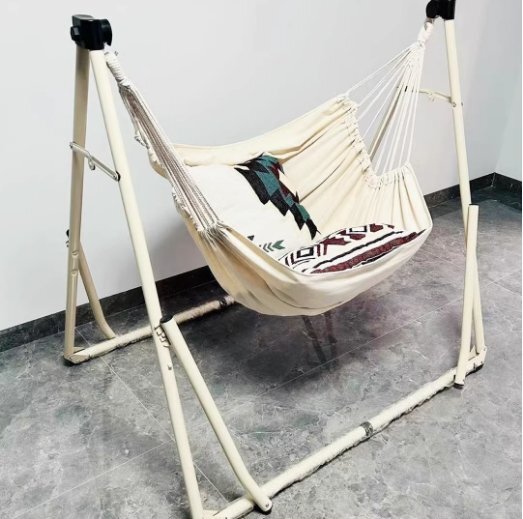 折り畳み落地ブランコスタンド吊り床吊り椅子ベランダ家用ポータブルアウトドア室内転覆防止拍卖