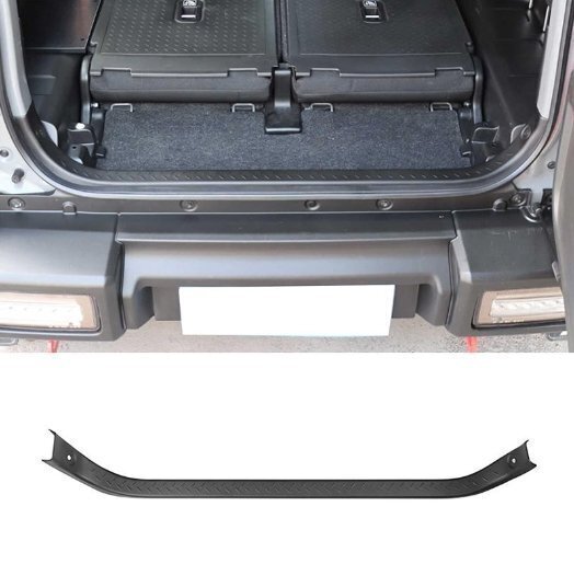 新型スズキジムニー JB64/JB74 リアバンパープロテクター 専用設計 リアバンパーステップガード ABS素材 傷・汚れ防止 衝撃保 取付簡単_画拍卖