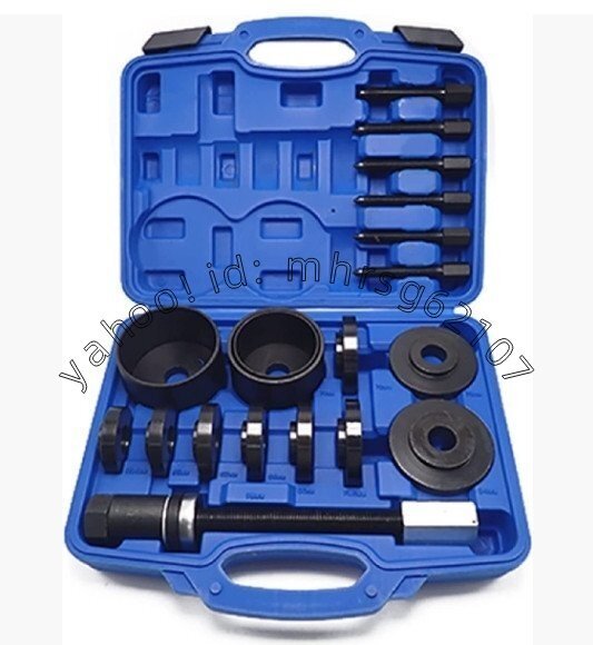 フロント ハブ ベアリング プーラーセット 19点セット フロントホイール 前輪駆動車 汎用 特殊工具 収納ケース付き拍卖