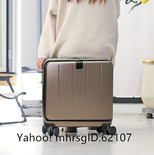 高級ビジネス出張荷物搭乗パスワード前置き開口キャリーケース拍卖
