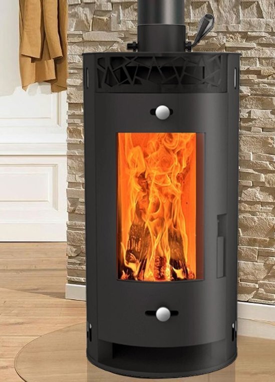 壁炉真火家用スタンド暖房暖炉風放熱室内薪暖房炉拍卖