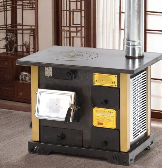 暖房冬ガス化薪室内無煙薪炭両用ストーブ移動拍卖