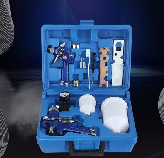 多機能上壺式自働車スプレー銃重力式小面積補修スプレー銃専門工具セット拍卖