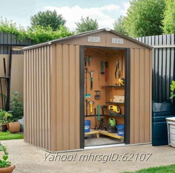 【可動棚なし】物置 屋外 スチール 倉庫 戸外収納庫 物置き おしゃれ 収納庫 屋外物置 防さび ベランダ 防水 ドアロック付き3.3拍卖