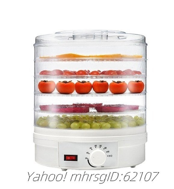 ドライフルーツメーカー プチカラ フードドライヤー 食品乾燥機 家庭用 温度調節35℃-70℃ ドライフードメーカー ジャーキー野菜乾燥拍卖