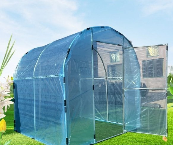 家庭用温室ビニールハウススケルトンベランダ花棚暖房保温多肉花卉雨よけ鉢植え園芸防虫雨よけ拍卖