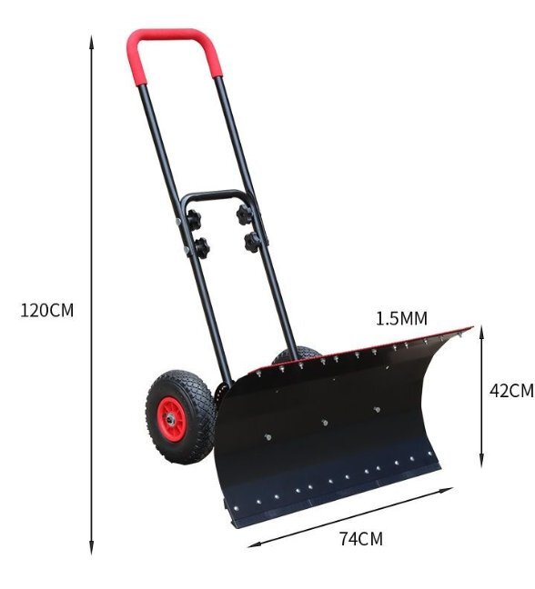スノーショベル押し手押し式スノーショベル車輪式スノーショベル雪板押し雪板押し雪ショベル掃雪・投雪機拍卖
