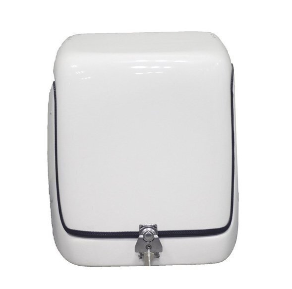 リアボックス モノキーケース バイク用トップケース 宅配 容量67L トップケース 収納ケース デリバリー FRP製 防水 保温 ホワイト拍卖