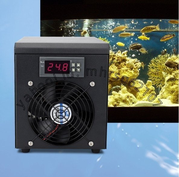 人気品水槽用クーラー 60L 調整可能 ウォータークーラ冷却チラーパイプ付き循環ポンプ付き 水冷設備デジタル表示 恒温 低ノイズ 省エネルギ拍卖