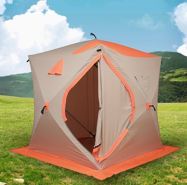 速開冬釣りテント屋外強化防雨大容量保温テント防寒防寒防寒冬氷釣りテント拍卖