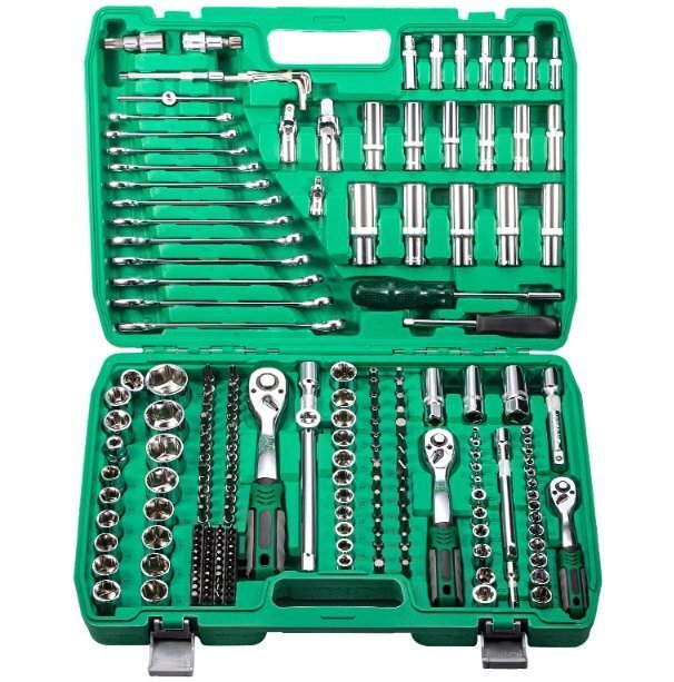 216件家庭用自動車修理組み合わせ工具セット高品質多機能拍卖