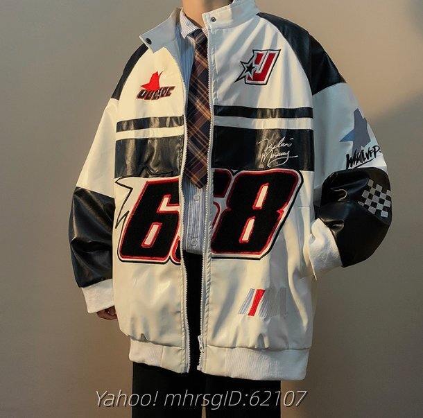 アメリカンスタイル フライトジャケット メンズ ライダースジャケット アウター 上着(M-2XL)拍卖