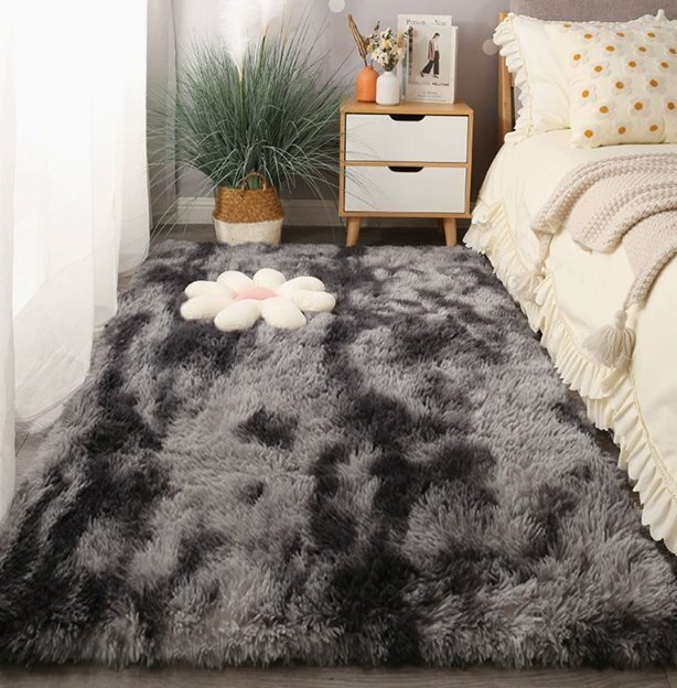 長毛絨毯ベッドサイドフローリング窓マット手入れ不要装飾マットクッション60*200cm拍卖