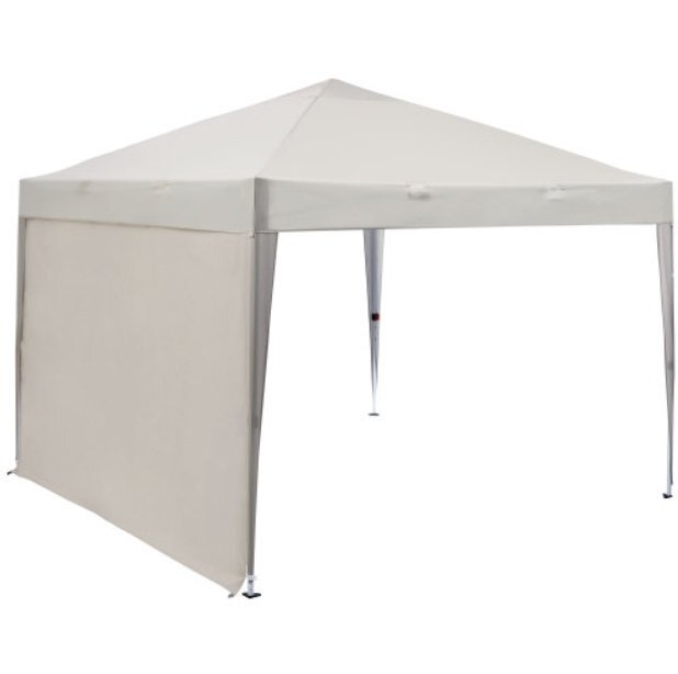 タープテント 3m サイドシート1枚付 UV加工 撥水 ワンタッチタープテント 簡単 大型1 .0拍卖