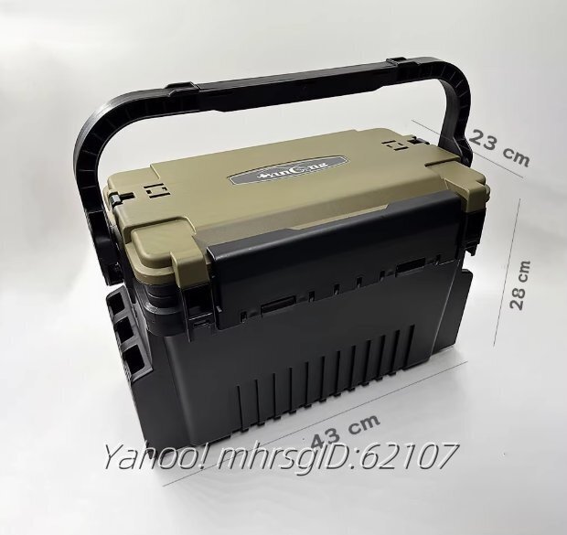 大型ルアーフィッシングボックス兼用チェア付き収納ボックス拍卖