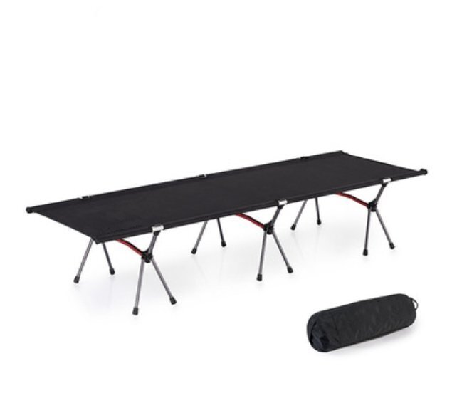 アウトドア行軍ベッド折りたたみベッドマウンテンキャンプベッド調節可凹み防止便利式オフィス昼休みベッド拍卖
