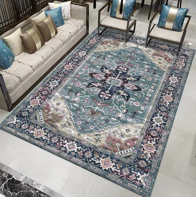 強力推薦☆ レトロ アメリカ式家庭用カーペット寝室 豪華 カーペット 160cm×230cm拍卖