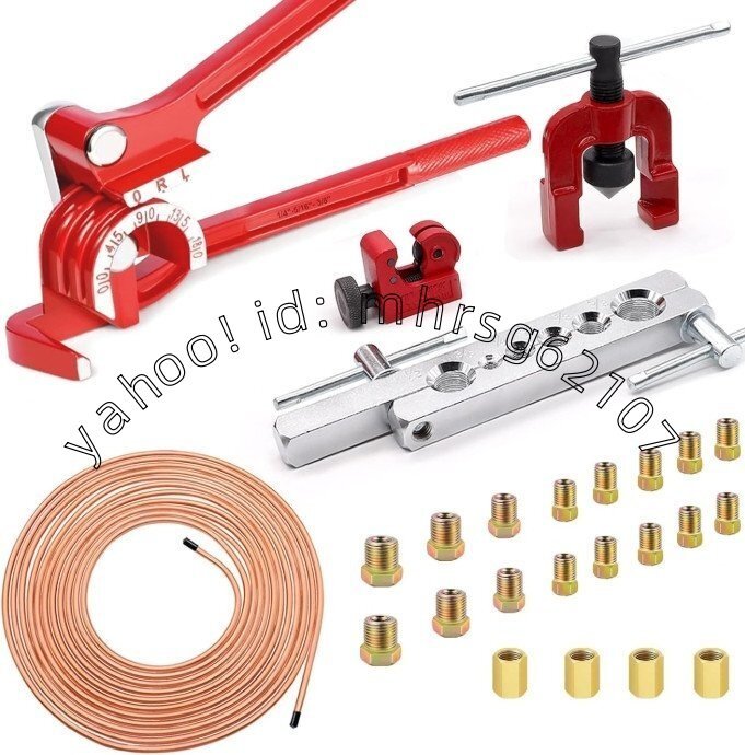 製銅管拡孔器ベルマウス膨張管器3/16自動車修理ブレーキ管リベット管器拍卖