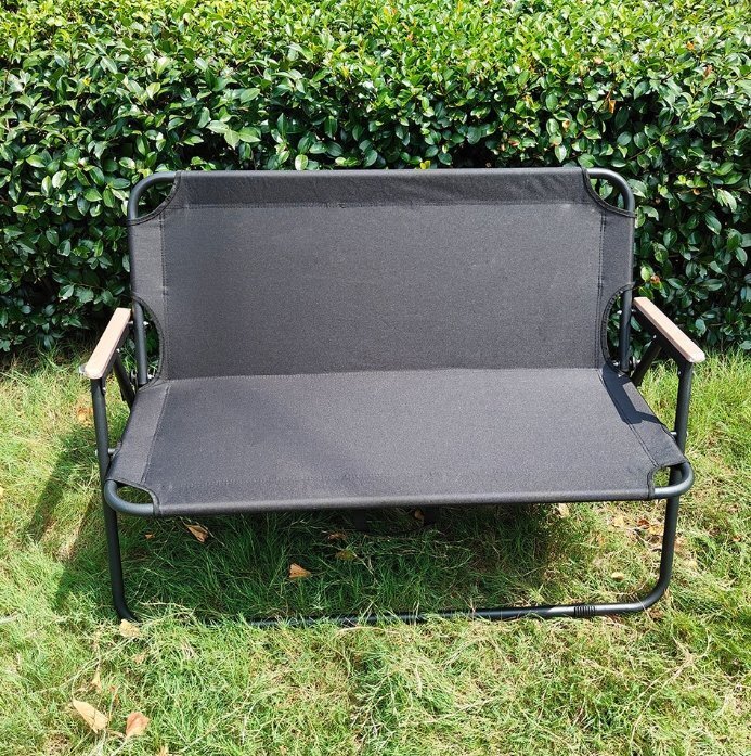 アウトドアポータブルビーチチェアキャンプピクニックシート庭院二人レジャーパイプチェア拍卖