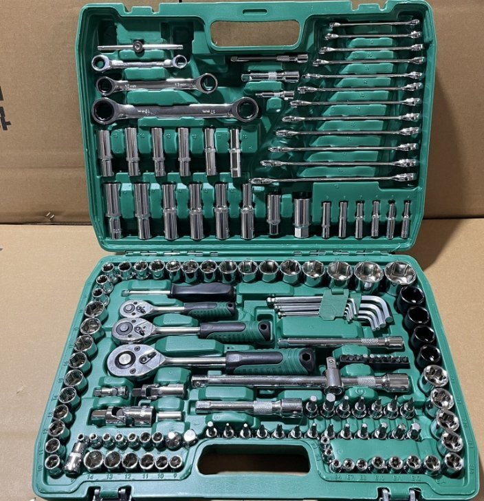 150個セット自動車修理工具セット自動車修理セットスリーブレンチセット拍卖