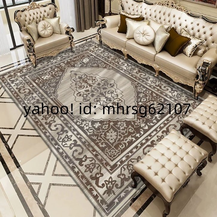 復古の欧風の応接間の大きいカーペット寝室いっぱい床を敷く家庭用テーブルソファの辺の床は敷くペルシャ机が洗うことができます160*230cm拍卖