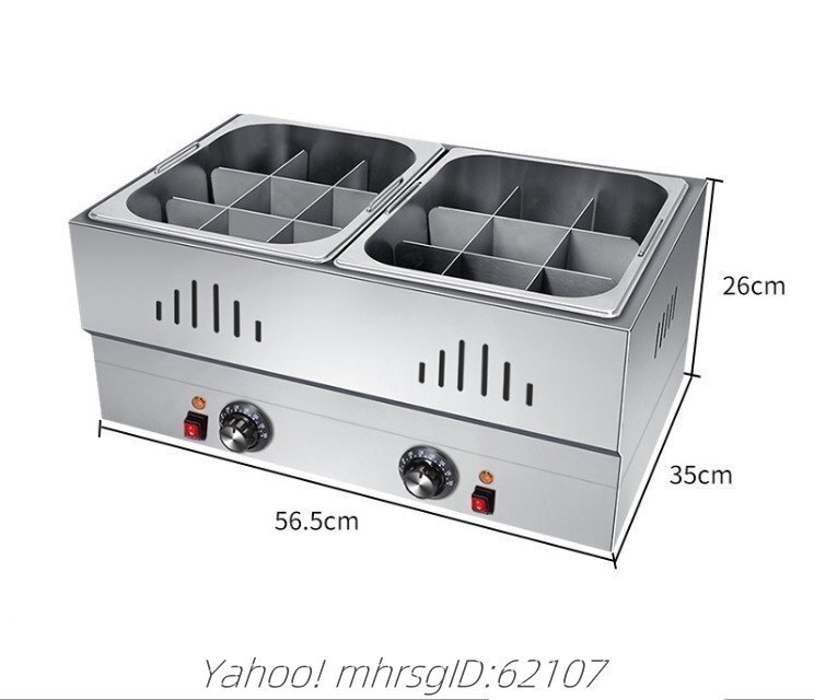おでん鍋 業務用 電気おでん鍋 仕切り付 おでん ステンレス鋼 関東煮 電気保温おでん鍋 多用途おでん鍋 業務用 家庭用拍卖