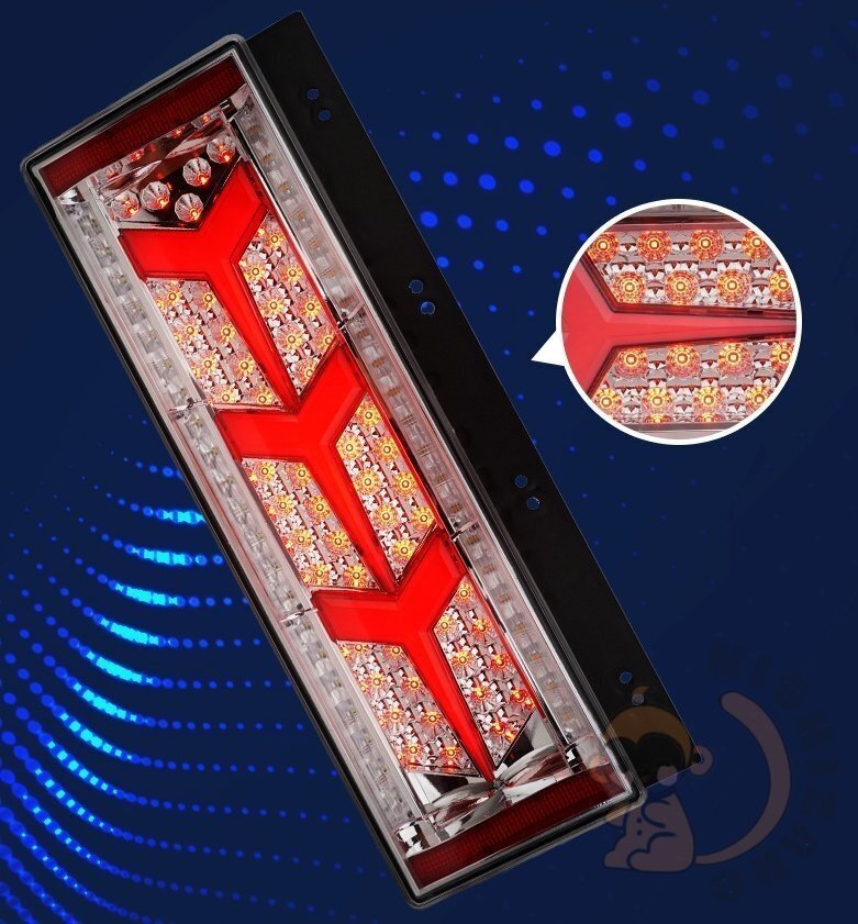 大型自動車、大型トラック、3機のテールランプ現物大型トレーラーのテールランプです拍卖