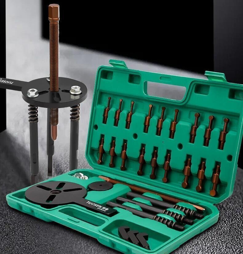 ベアリング分解プーラー 内穴プーラー取り外し工具 プーラー ベアリング セット ベアリングプーラー ベアリング外 内掛け 自動車 整備工具拍卖