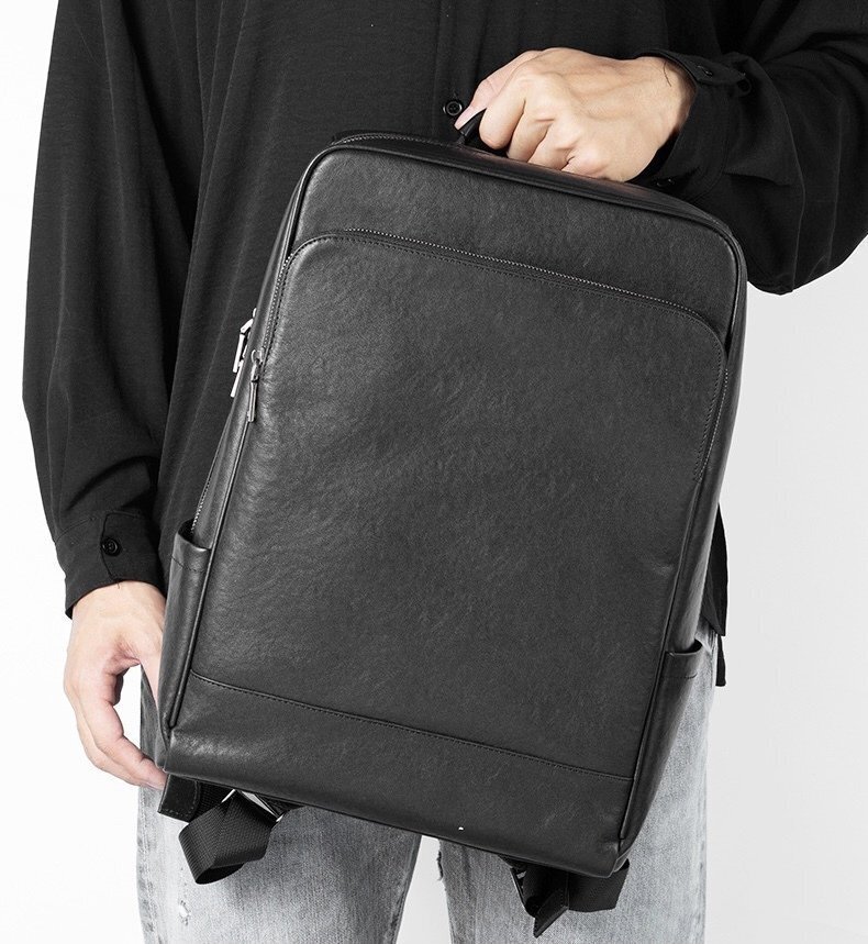 新作★メンズパック本革 2way バックパック 革 リュックサック レザー A4対応 通勤通学 出張 旅行 通気性 ブラック拍卖