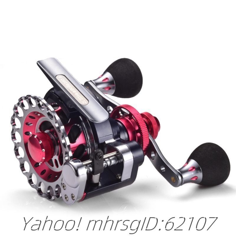 レベルワインダー付き カセ釣り 筏リール ヘチ釣り タコ イカ 2.6:1 10BB 落とし込み 筏用片軸リール タイコリール 右巻き 左巻き3色拍卖