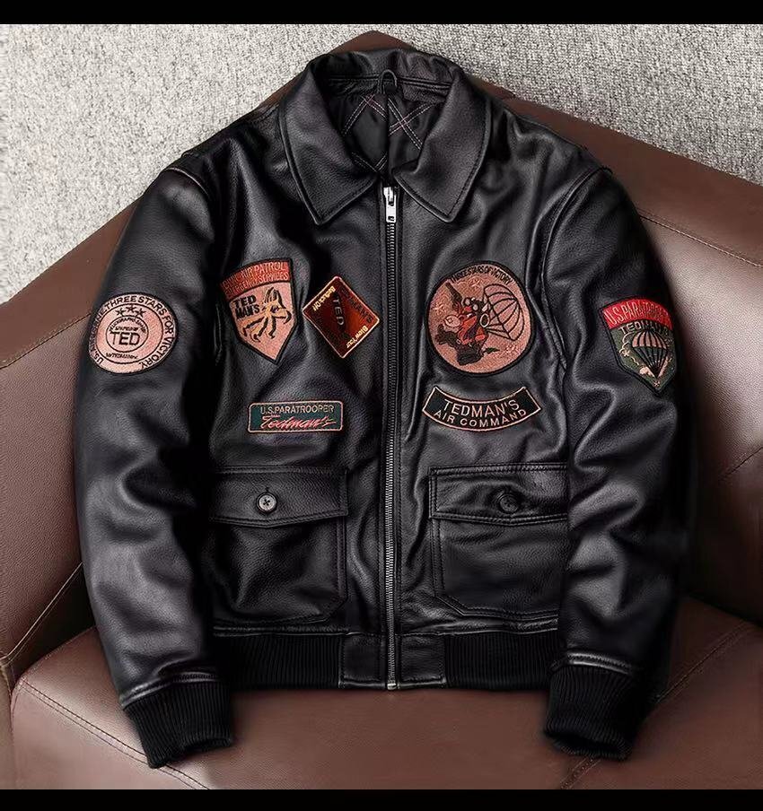 ライダース レザージャケット シープスキン 本革 バイクレザー メンズファッション 革ジャン S~5XL拍卖