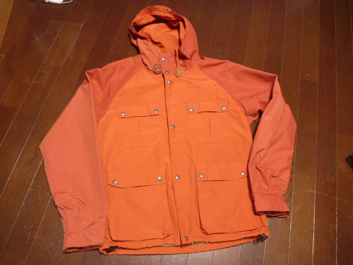 ★☆中古 SIERRA DESIGNS シエラデザイン クラシック マウンテンパーカー オレンジ ショート サイズJPN L US M 狩猟 ハンティング☆★拍卖