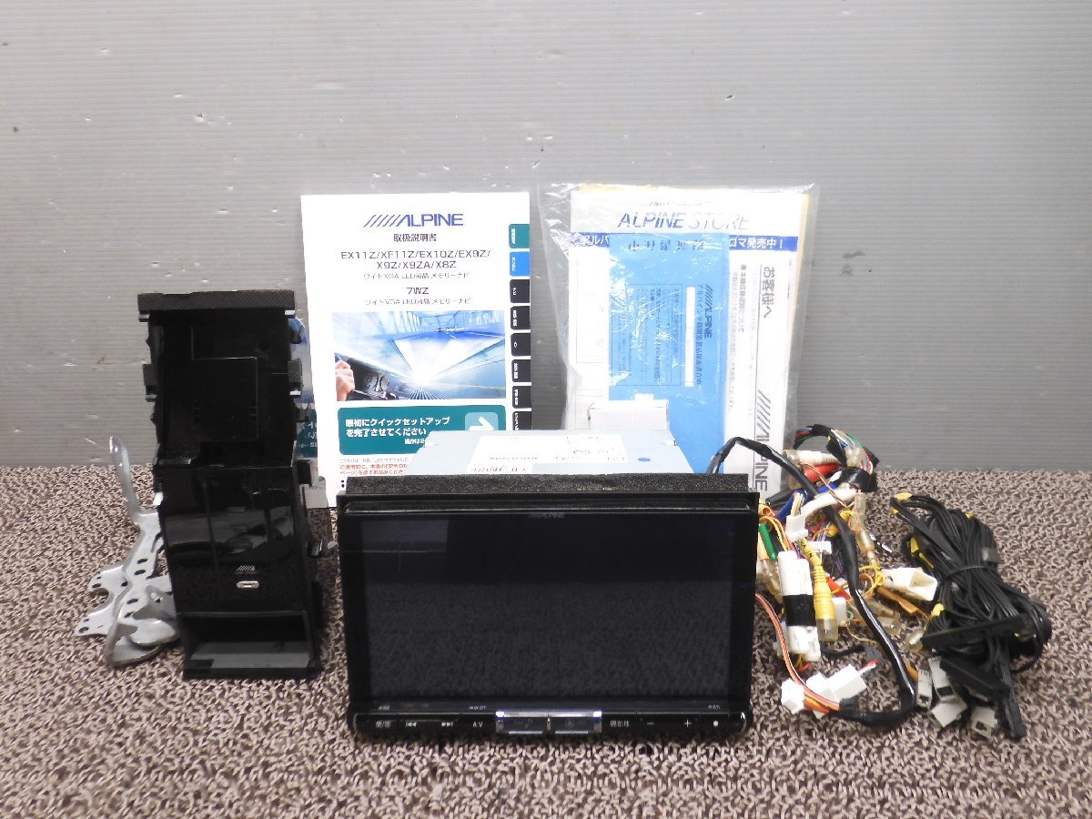 01-1893 ALPINE/アルパイン X9Z 9インチ メモリーナビ 2021年 アルファード30/カーアロマ付拍卖