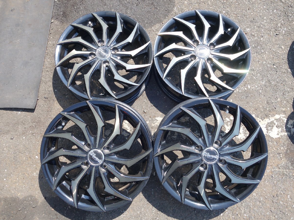 02-1096 MONZA Warwic アルミホイール 15×4.5j PCD100 +43 4本拍卖