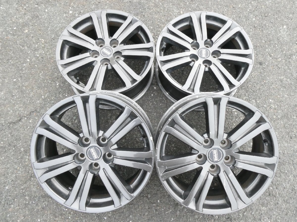 02-1218 ミツビシ純正オプション ROAR RAYS/レイズ アルミホイール 17×7j 5H PCD114.3 +38 4本拍卖