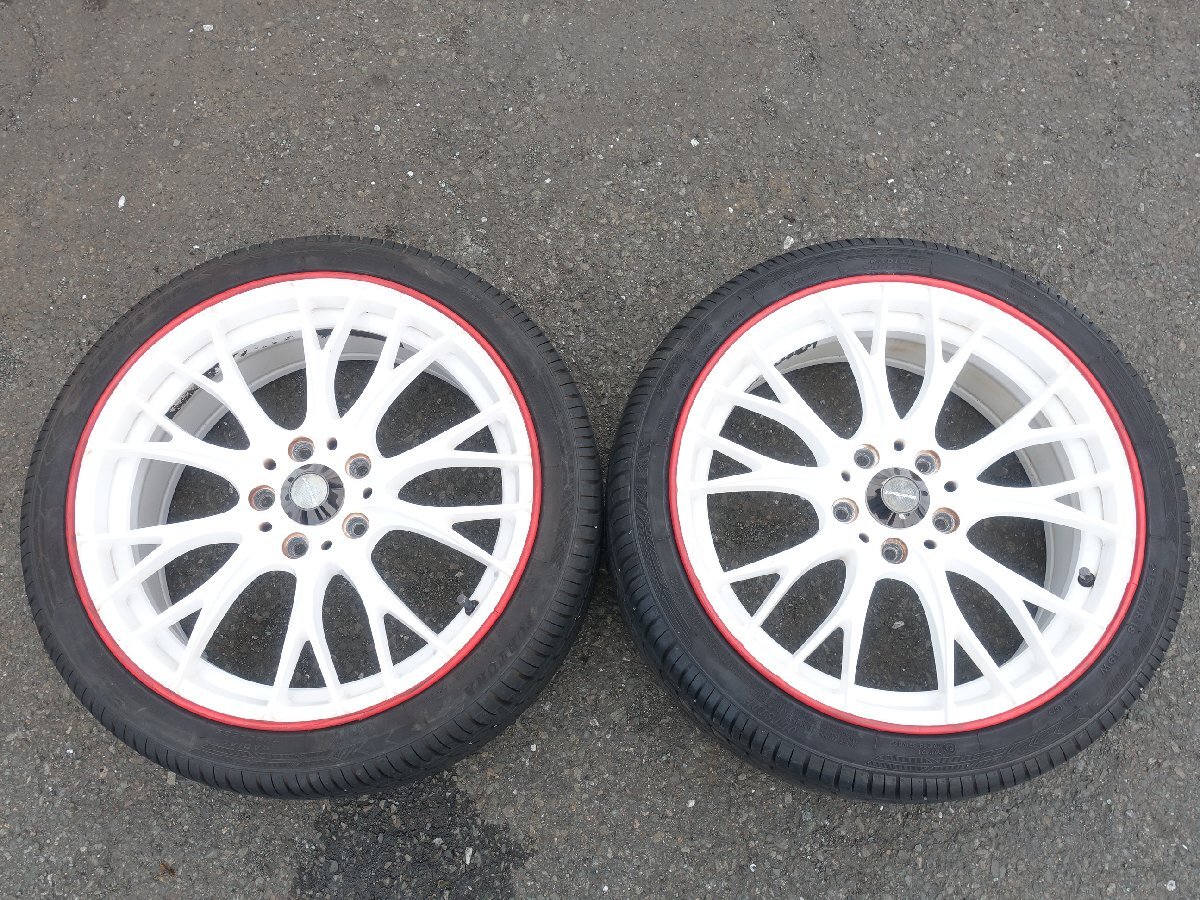 002-40 WedsSport SA-20R アルミホイール タイヤセット 18×7.5J 215/40R18 2本拍卖