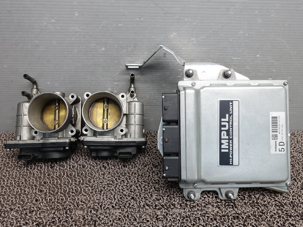8857 スカイライン 350GT PV36 VQ35-HR IMPUL/インパル HI-POWER エンジンコンピューター/パワースロットル2個 スロットルボディ拍卖