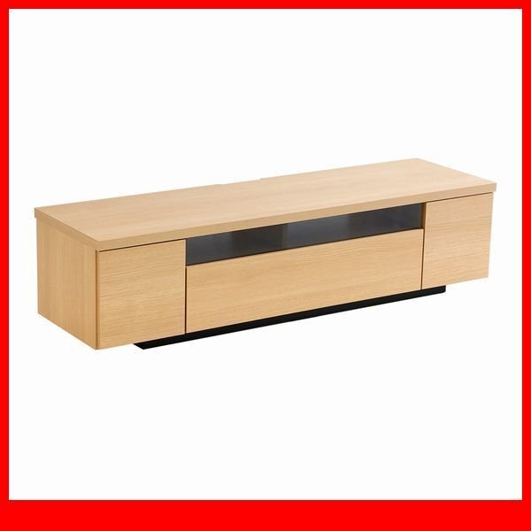 テレビ台/シンプルでスタイリッシュなテレビ台 テレビボード ローボード/50型 木製 幅140cm 日本製 完成品/ナチュラル/新品 特価 限定/a2拍卖
