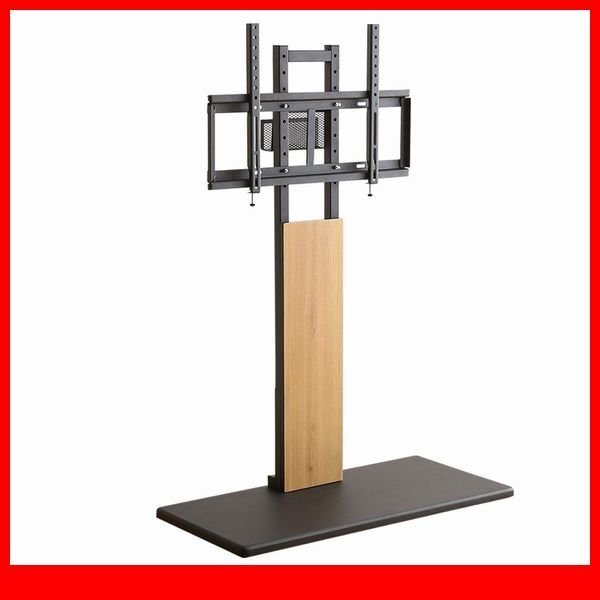 テレビ台★新品/最大100インチ対応 頑丈テレビスタンド/32~100インチ対応 高さ調整可能 シンプル スリム 省スペース/シャビーオーク/a1拍卖