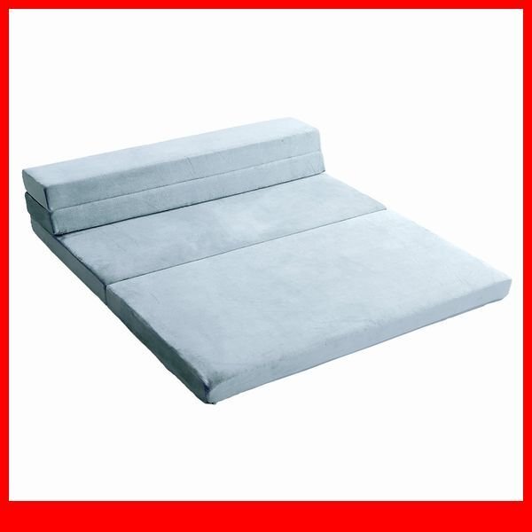 ソファ マットレス★新品/4Way 折りたたみ高反発ソファマットレス ダブル/ローソファ~枕付きマットレスへ/安心の日本製/ブルー/a1拍卖