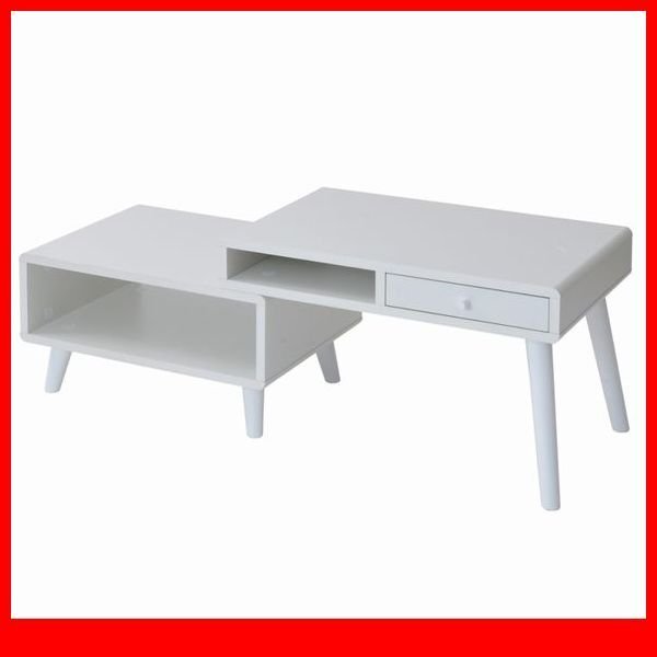 机★新品/一人暮らしに寄り添う 伸縮デスク/北欧風 コンパクト 幅65~100cm PCデスク テーブル 機能多数 背面化粧/ホワイト/a4拍卖