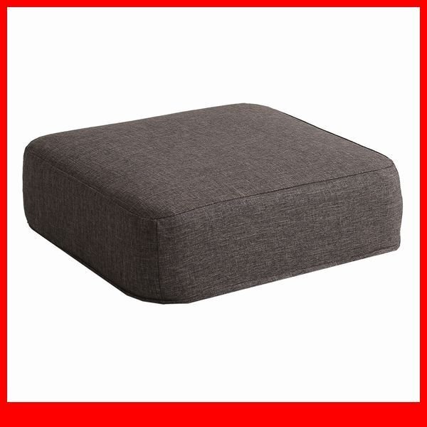 クッション★カバーリング低反発クッション 1個 座布団/洗濯可能なクッションカバー 角型/シンプル 和室 洋室/厚さ16cm/日本製/ブラウン/a4拍卖