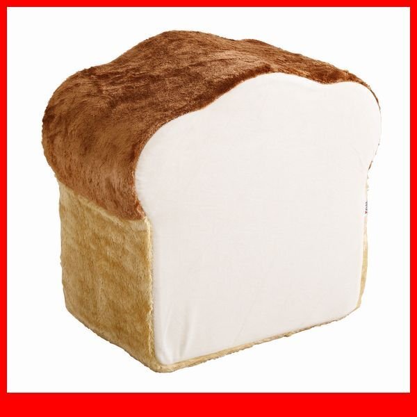 クッション★新品/食パンシリーズ 2枚切り クッションBIG/座布団 ソファ サイドテーブル/低反発 日本製 完成品/白系 アイボリー/a3拍卖