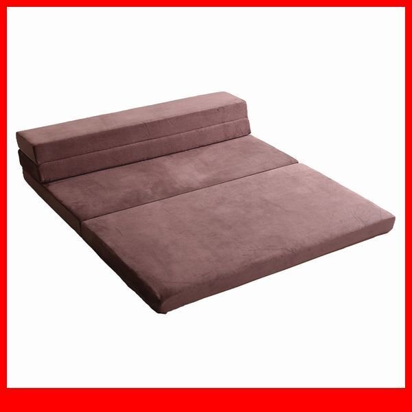 ソファ マットレス★新品/4Way 折りたたみ高反発ソファマットレス ダブル/ローソファ~枕付きマットレスへ/安心の日本製/ブラウン/a3拍卖