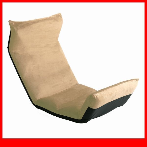 座椅子★新品/マルチリクライニング座椅子/ヘッド 背もたれ フット 14段階/アップスタイル/安心の日本製/起毛ベージュ/a4拍卖