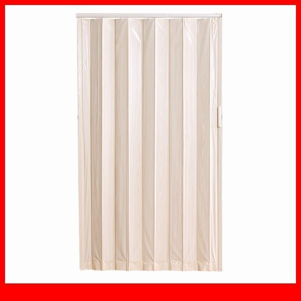 間仕切り★新品/つっぱり木目調アコーディオンドア 幅100cm/目隠しドア スムーズ開閉 マグネット 穴あけ不要 賃貸でも/ホワイト/a4拍卖