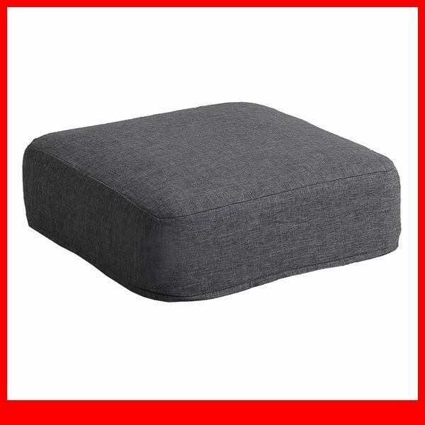 クッション★カバーリング低反発クッション 1個 座布団/洗濯可能なクッションカバー 角型/シンプル 和室 洋室/厚さ16cm/日本製/グレー/a6拍卖