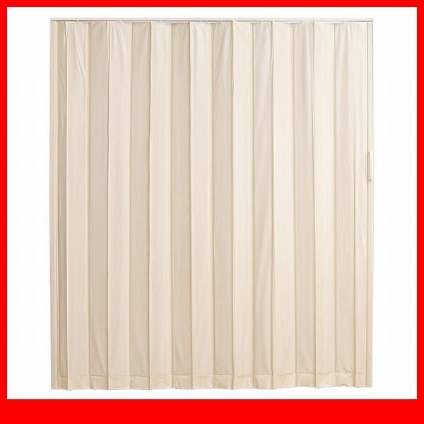 間仕切り★新品/木目調 アコーディオンドア 幅100cm/間仕切り 目隠し/スムーズ開閉 マグネット/オフィス 商業施設でも/ホワイト/a4拍卖